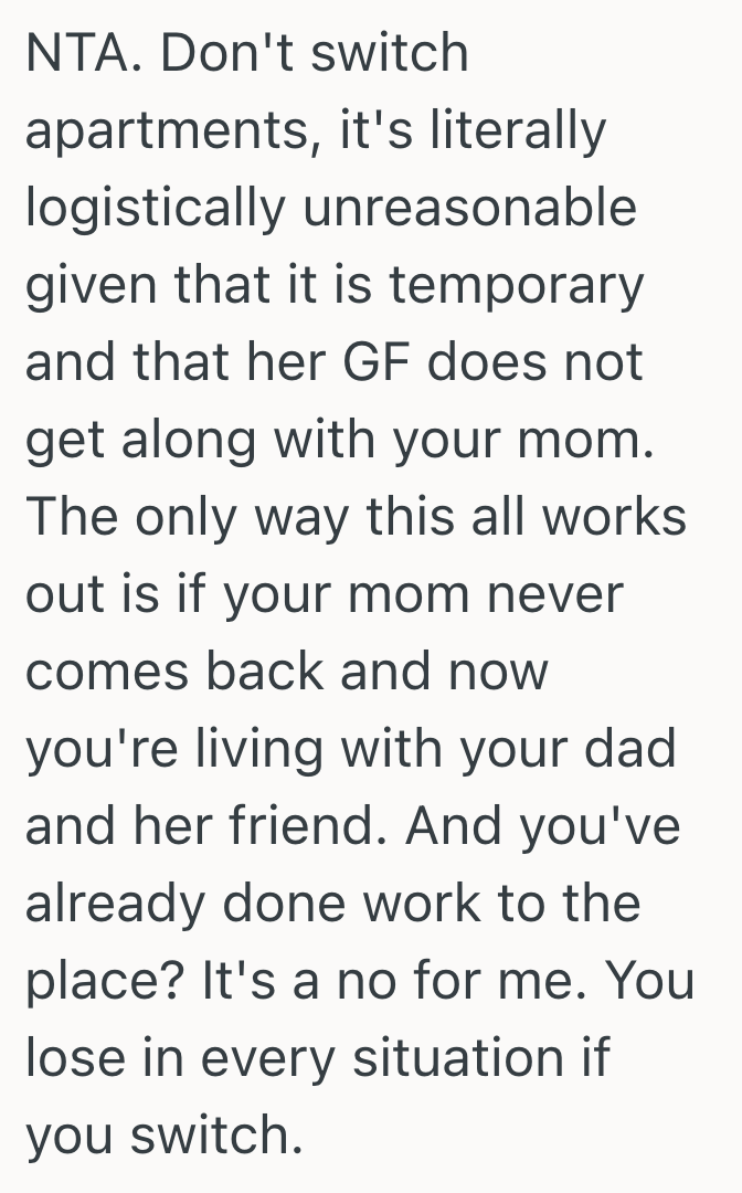 Screenshot 2025 05 14 at 5.22.52 PM Her Sisters Living Situation Has Gotten Pretty Cramped After She Let Her Friend Move In, But The Sisters Suggestion They Switch Apartments Isnt Going To Happen
